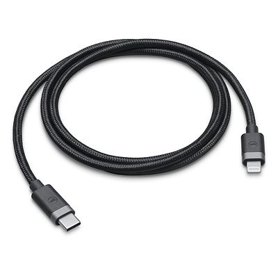 USB-C to Lighting Cable - MFI Certified - 6 Ft - Black