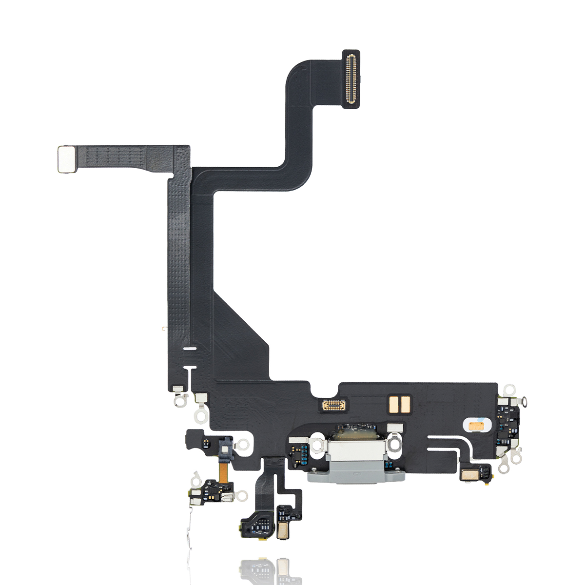 iPhone 13 Pro Charging Port Flex Cable Silver - (Premium)