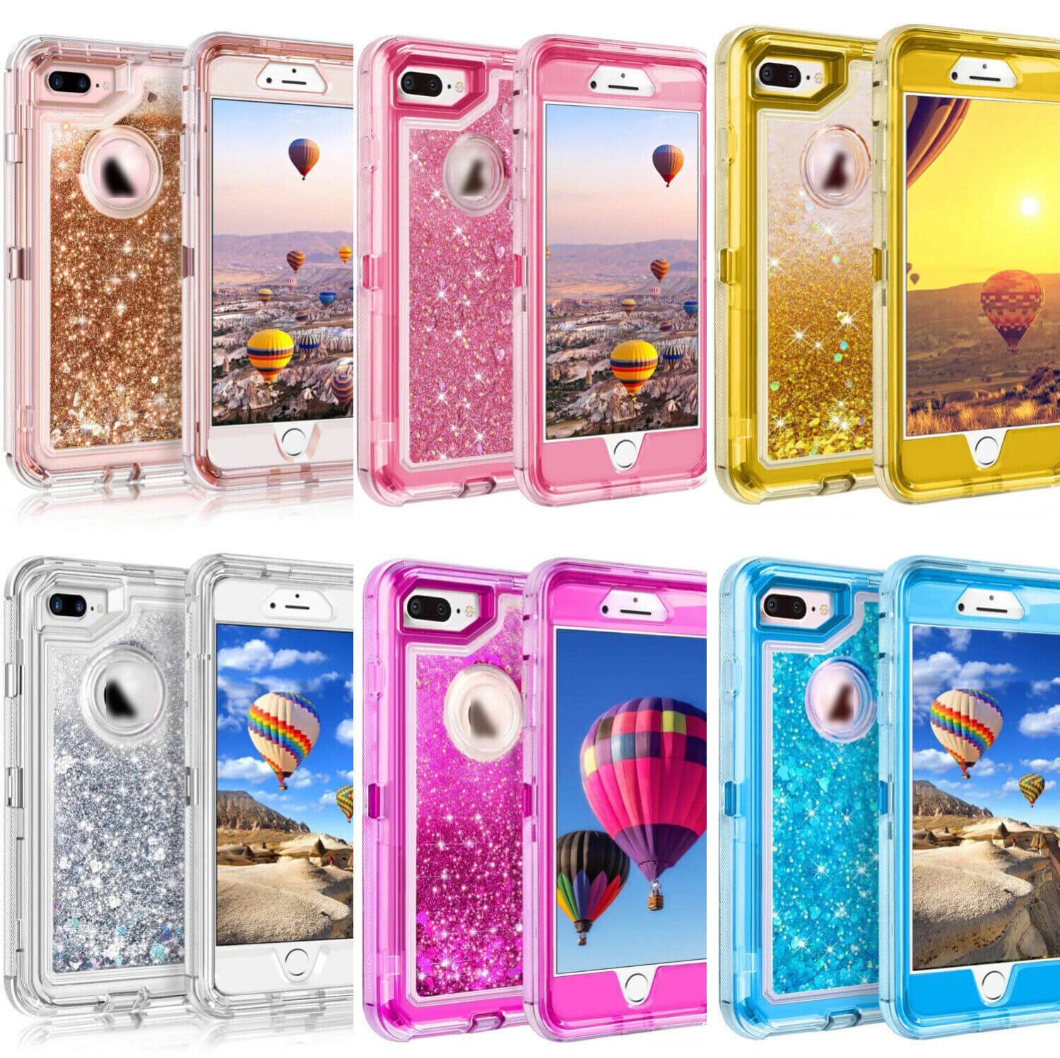 Heavy Duty Glitter Case for iPhone 6/7/8/SE 2020