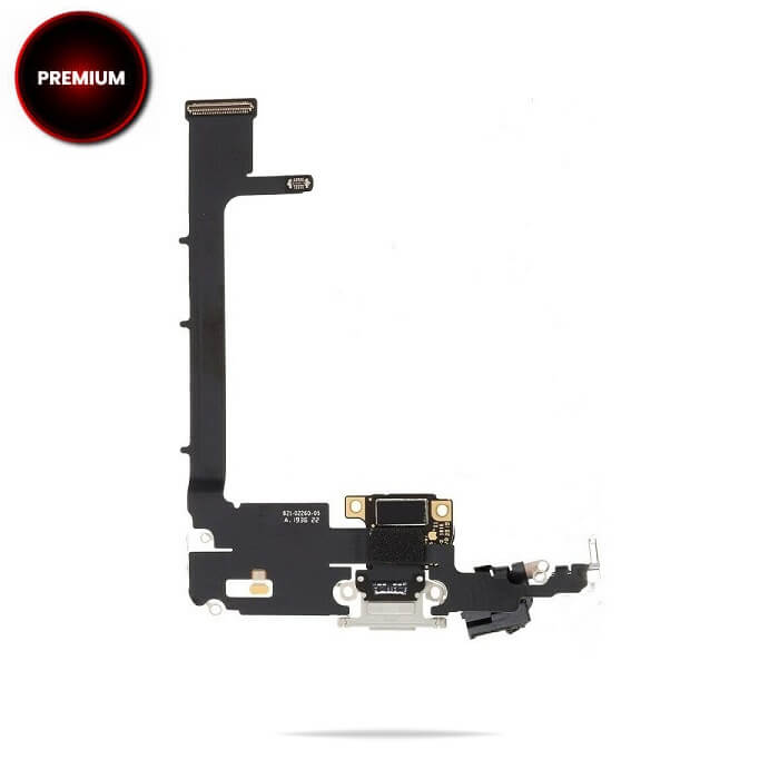 iPhone 11 Pro Max Charging Port Flex Cable with Board Premium Quality (White)