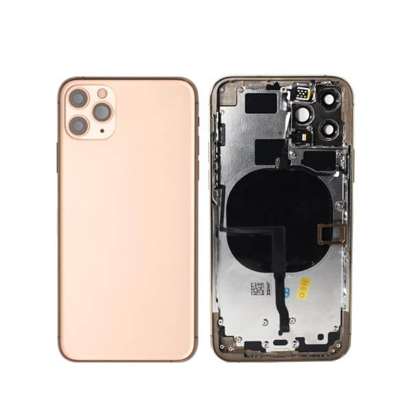 iPhone 11 Pro Back Housing with Small Components (Refurbished - Gold)