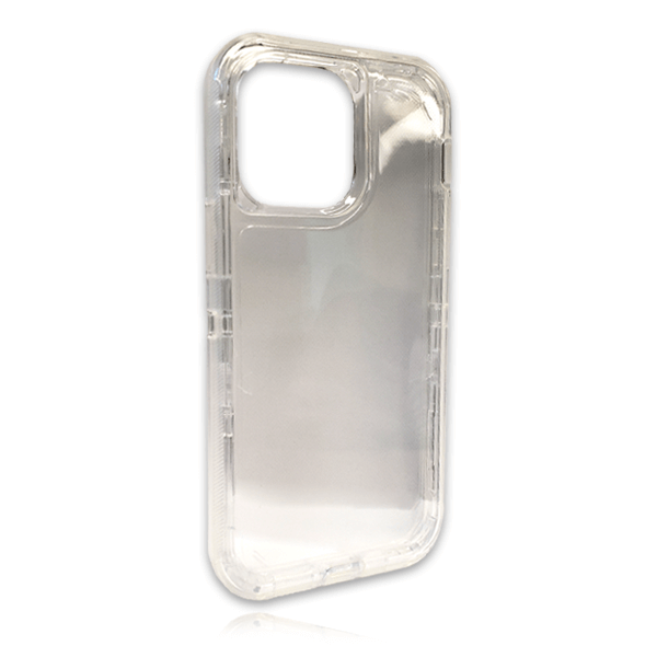 Clear Heavy Duty Case With Logo Hole For iPhone 7 Plus / 8 Plus (Without Clip)