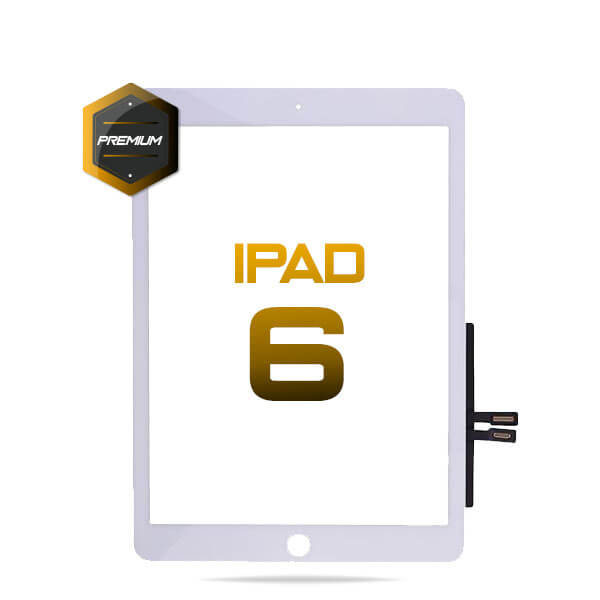 iPad 6 2018 Full Assembly Digitizer with Adhesive Premium Quality (White)