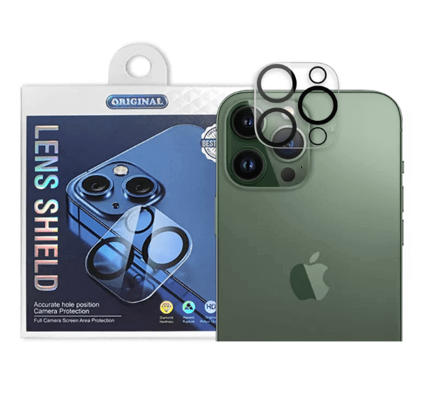 iPhone 13 Pro Max Rear Camera Lens with adhesive - Glass Only