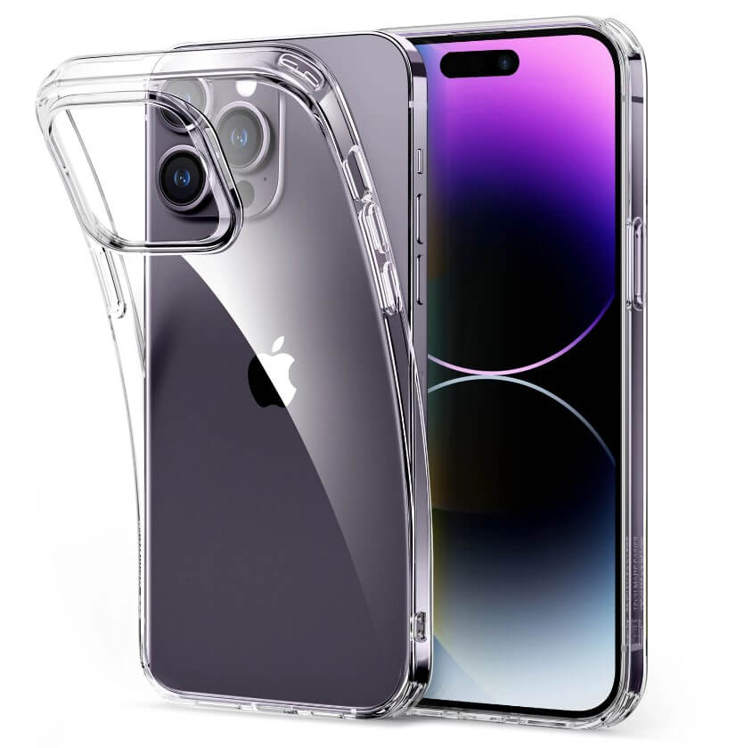 Premium Clear Case For iPhone 13 Pro Max (Clear Buttons)