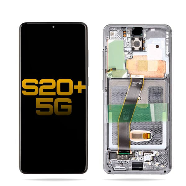 Galaxy S20 Plus OLED Assembly with Frame (Cosmic Gray)