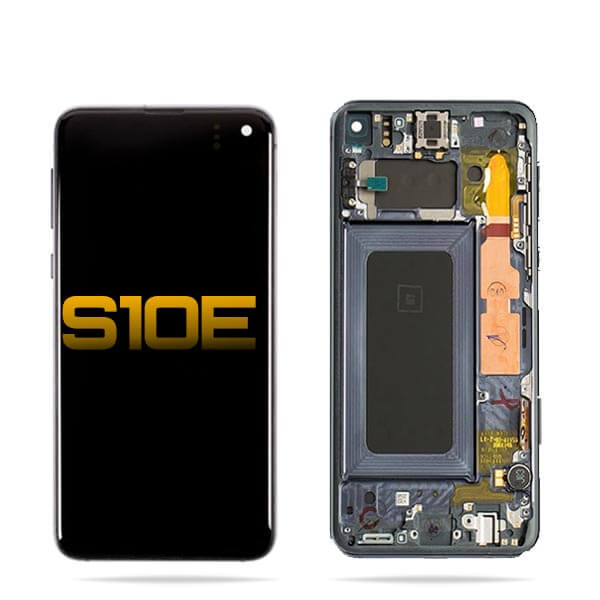 Galaxy S10e OLED Digitizer Assembly with Frame (Black)