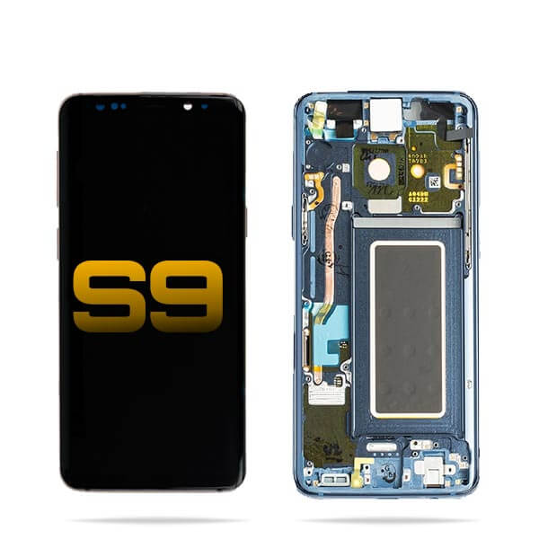 Samsung Galaxy S9 OLED Digitizer Assembly with Frame (Coral Blue)