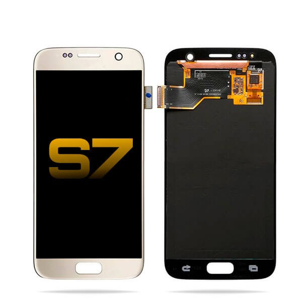 Samsung Galaxy S7 LCD Digitizer Assembly without Frame (G930) (Gold)