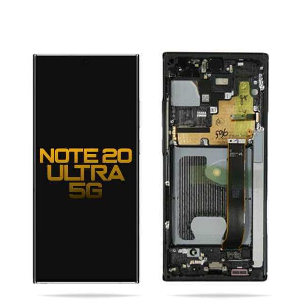 Galaxy Note 20 Ultra OLED Digitizer Assembly with Frame (Mystic Black)