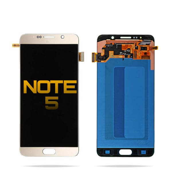 Samsung Galaxy Note 5 LCD Digitizer Assembly Without Frame (Gold)