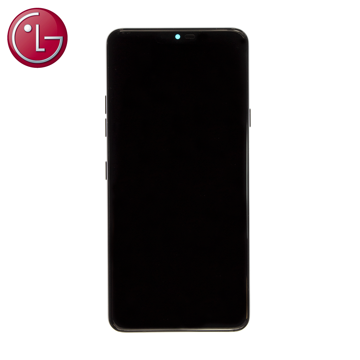 LG G7 ThinQ (G710) LCD and Touch Screen Assembly with Frame - Aurora Black (Genuine)