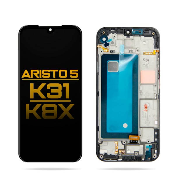 LG Aristo 5/K31/K8X LCD Digitizer Assembly With Frame (Black)
