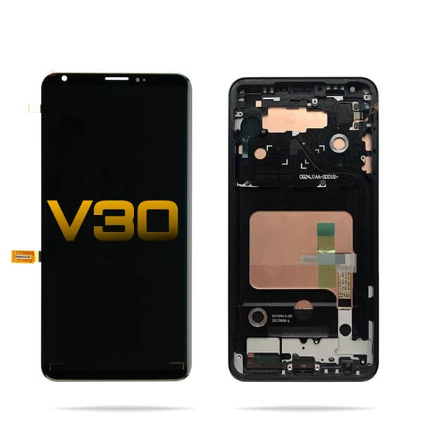 LG V30/V30S/V30 Plus LCD Digitizer Assembly with Frame (Black)