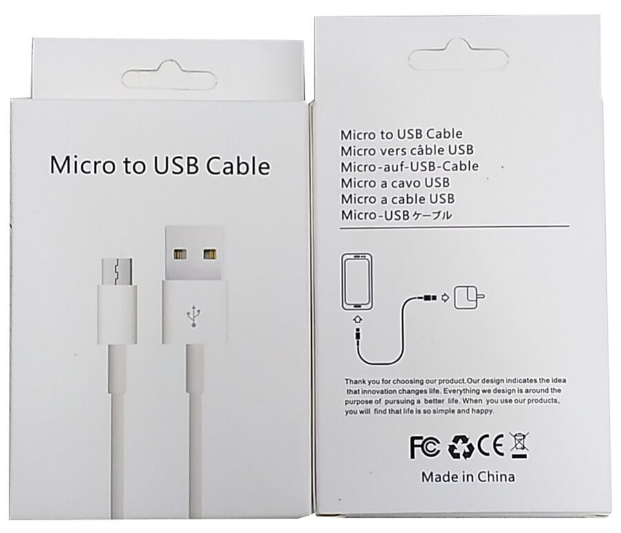 Micro USB Cable (1M) (Aftermarket With Package)