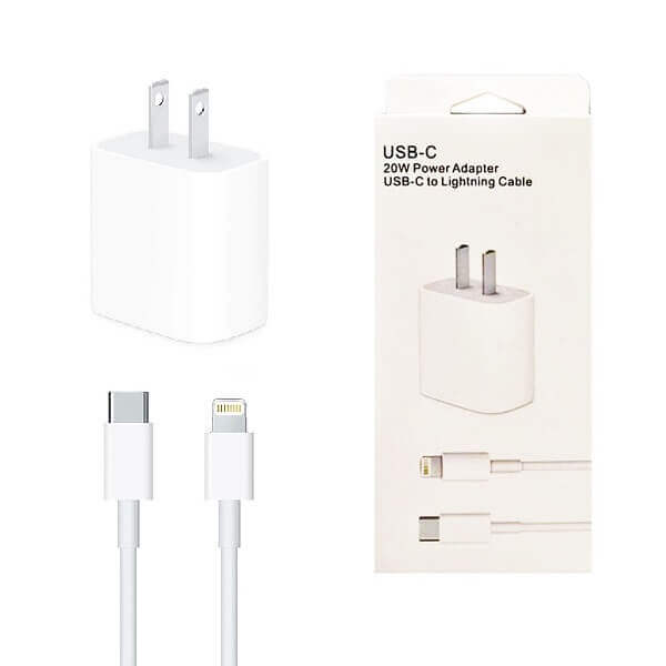 USB-C 20W Adapter with Type-C to Lightning Cable